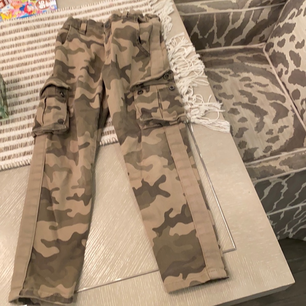 Boys cargo army pants